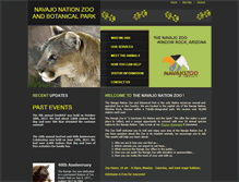 Tablet Screenshot of navajozoo.org